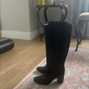 Talbots Black Over the Knee Boots